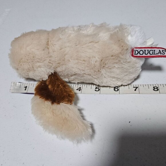 Douglas Cuddle Toy Barn Owl 7 inch Plush Bird Brown White Stuffed Animal - Picture 6 of 6